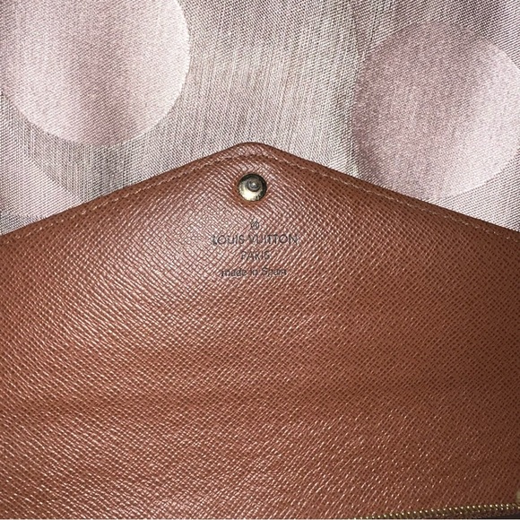 LOUIS VUITTON MONOGRAM SARAH LONG WALLET CLUTCH - Picture 4 of 16